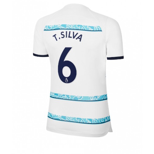 Chelsea Thiago Silva #6 Bortedrakt Kvinner 2022-23 Kortermet Chelsea Thiago Silva #6 Bortedrakt Kvinner 2022-23 Kortermet